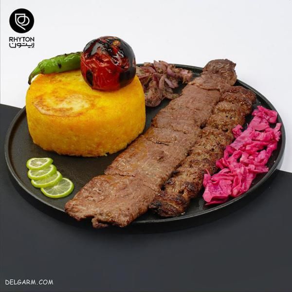 تزیین غذا کباب