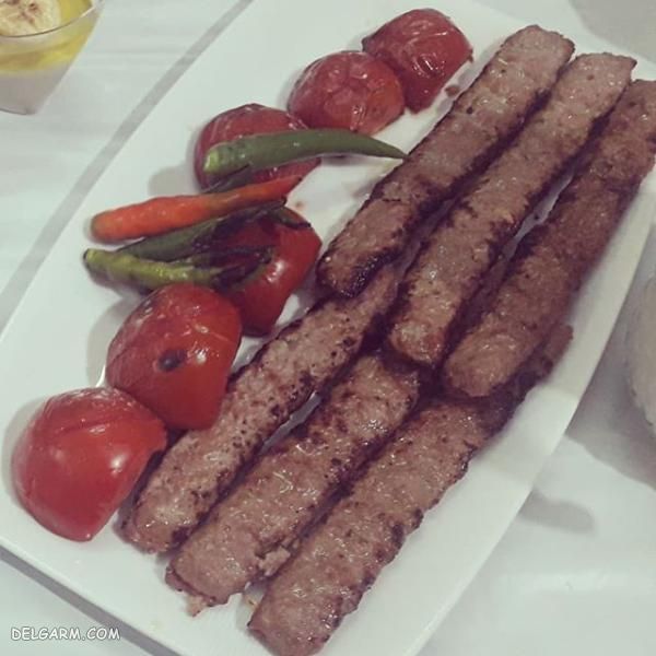تزیین غذا کباب کوبیده