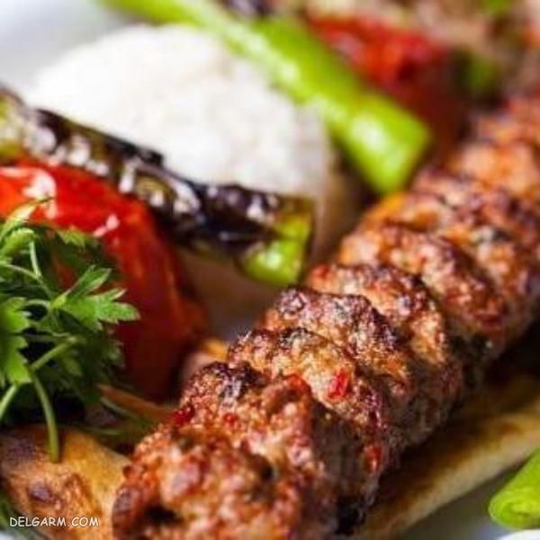 تزیین غذا کباب کوبیده