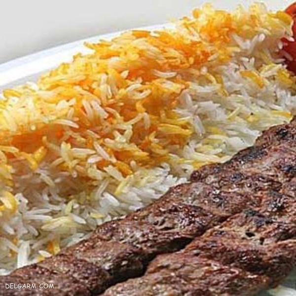 تزیین غذا کباب کوبیده