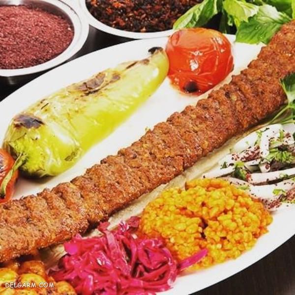 تزیین غذا کباب کوبیده