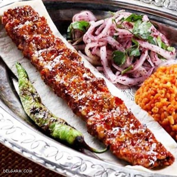 تزیین غذا کباب کوبیده