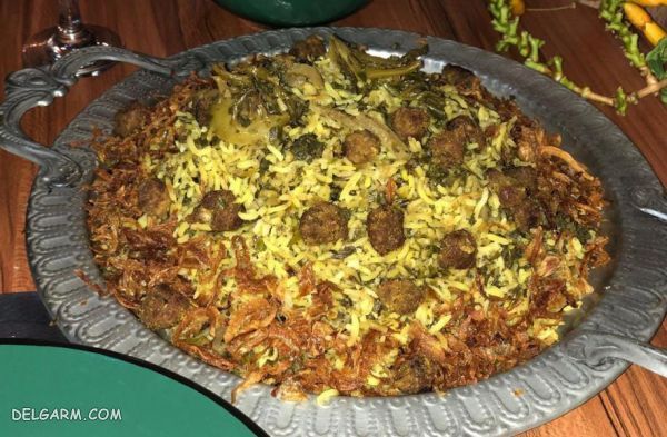 تزیین غذا گوشت چرخ کرده