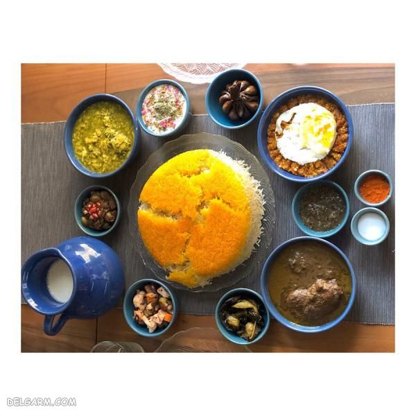 تزیین غذای فسنجون