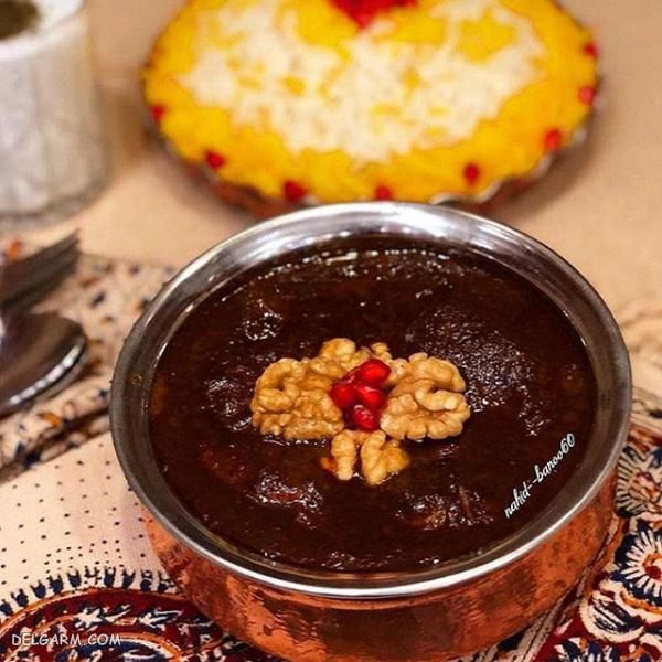 تزیین غذای فسنجون