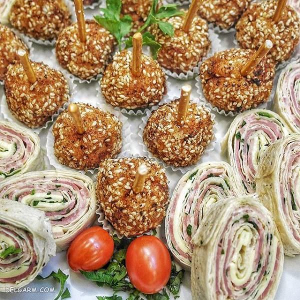 تزیین غذای فینگر فود