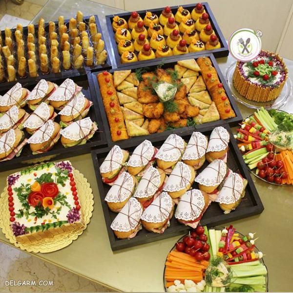 تزیین غذای فینگر فود