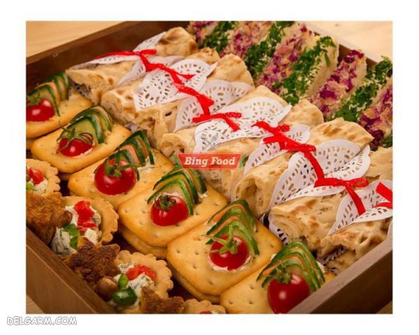 تزیین غذای فینگر فود