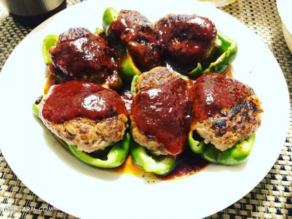 تزیین غذای گوشتی