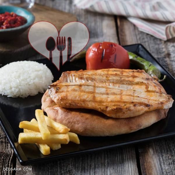 تزیین غذای گوشتی