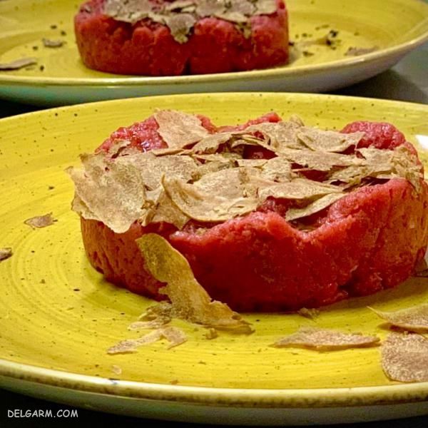 تزیین غذای گوشتی