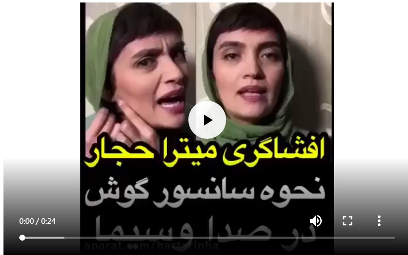 کمپین من و سانسورچی، میترا حجار، امیرمهدی ژوله، سانسور