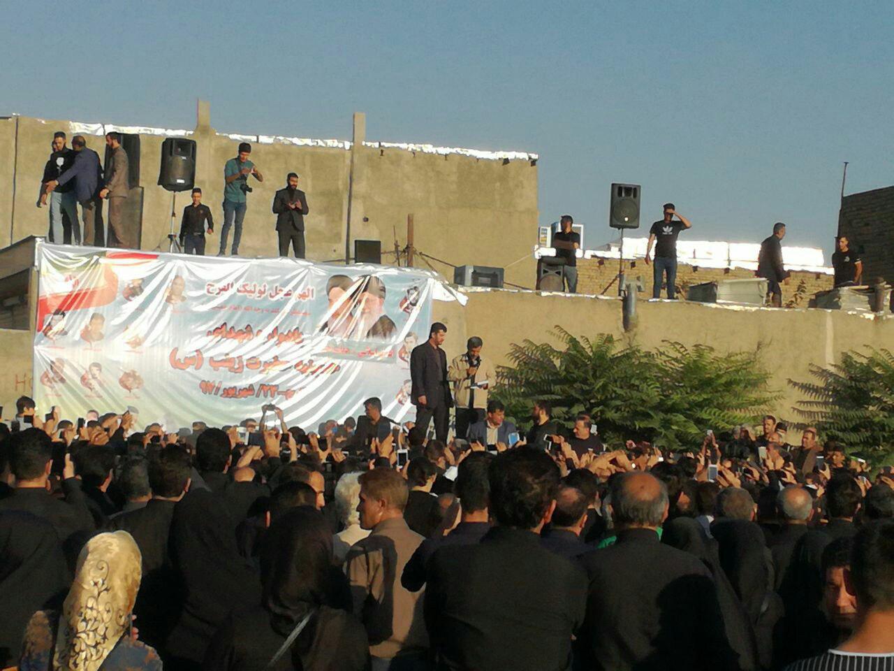 صحبتهای جنجالی احمدی نژاد در حصارک کرج