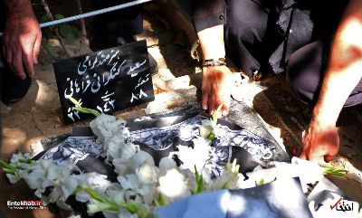 تصاویر مراسم خاکسپاری سعید کنگرانی 