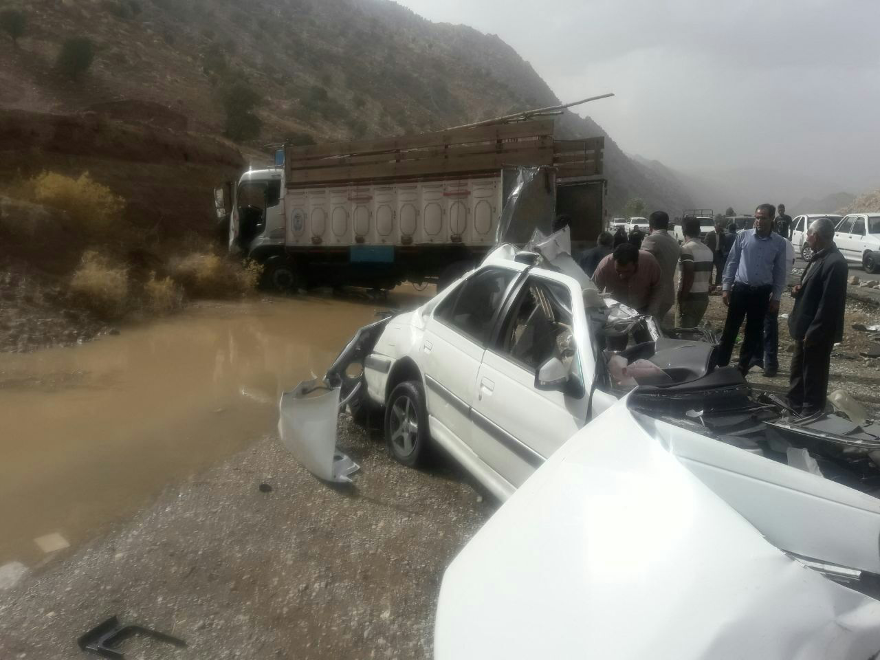 بیژن کوشکی ، مدافع استقلال ، تصادف رانندگی