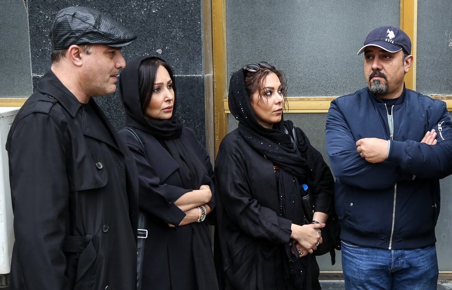 هنرمندان در مراسم جمشید مشایخی