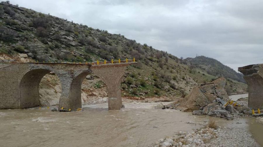 دلیل خراب شدن پل کاکارضا لرستان