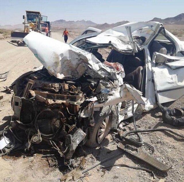 علیرضا حیدری از سانحه مرگبار رانندگی جان سالم به در برد + عکس