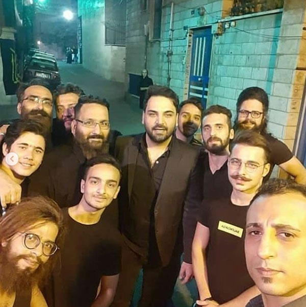 چهره های مشهور و هنرمندان در مراسم محرم امسال + تصاویر