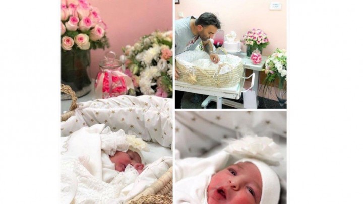 دختر حنیف عمران زاده بدنیا آمد + فیلم و عکس
