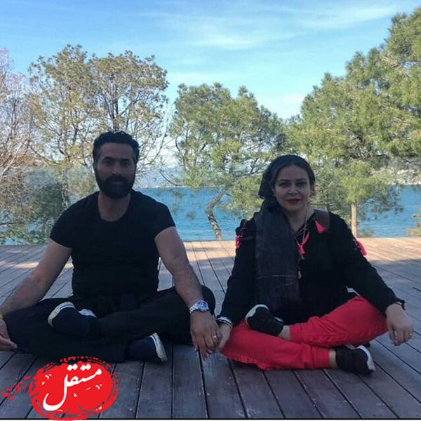 یوگا کردن بهاره رهنما و شوهرش با هم + عکس