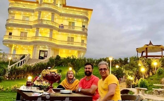 بهاره رهنما و همسرش در ویلایی لاکچری
