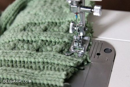 تبدیل ژاکت قدیمی به شال گردن