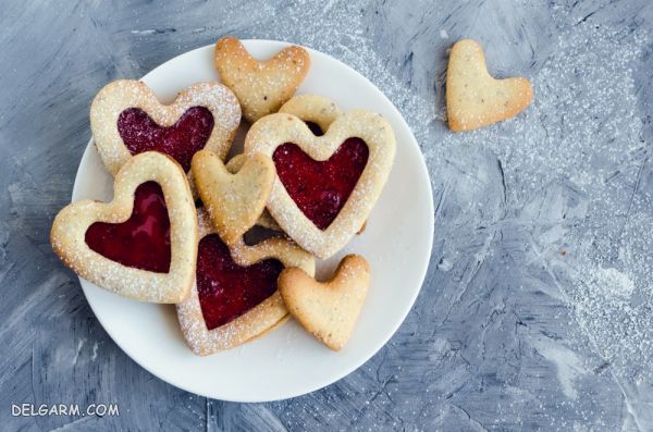 ژله قلبی ، ژله ولنتاین ، دسر ولنتاین