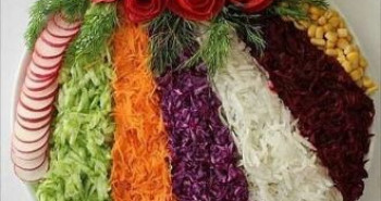 عکس های جدید از مدل تزیین سالاد با طرح های جالب و بسیار زیبا!