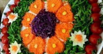 عکس انواع تزیین سالاد فصل مجلسی شیک و خاص برای خانم های کد بانو + فیلم