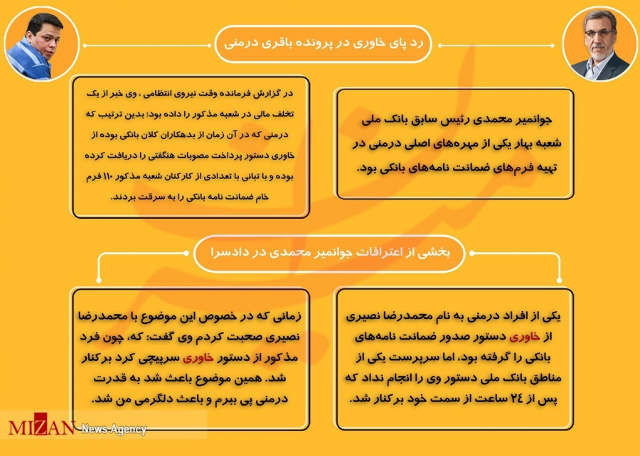 رابطه باقری درمنی با محمود رضا خاوری