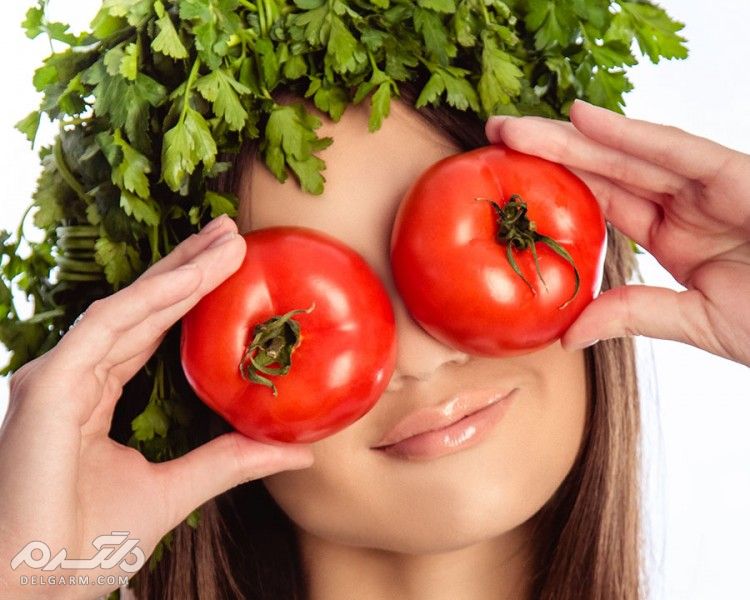 فواید گوجه برای پوست