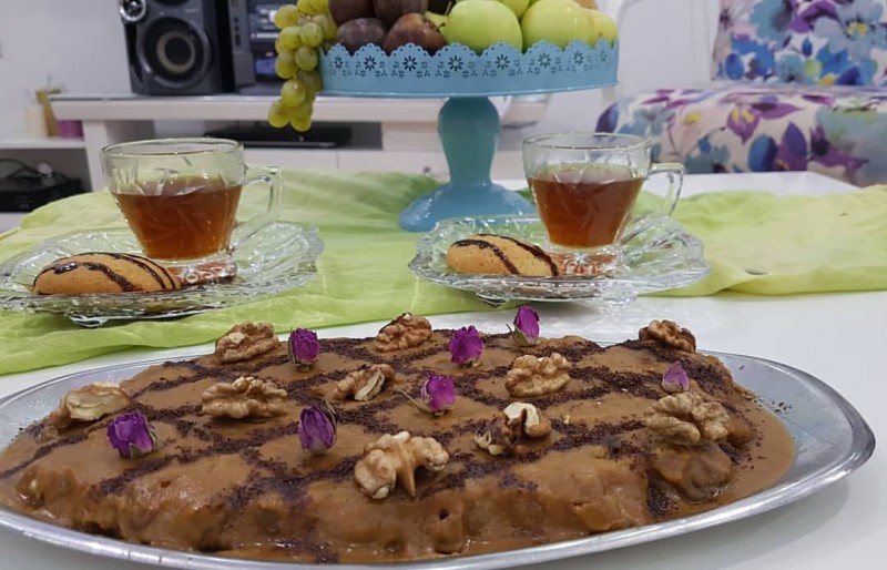 طرز تهیه رنگینک دسری بسیار ساده