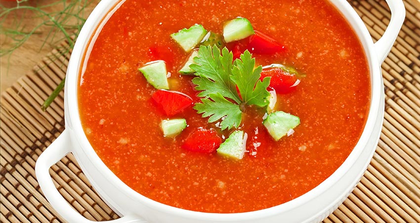 گازپاچو _ طرز تهیه گازپاچو، آب دوغ خیار اسپانیایی!