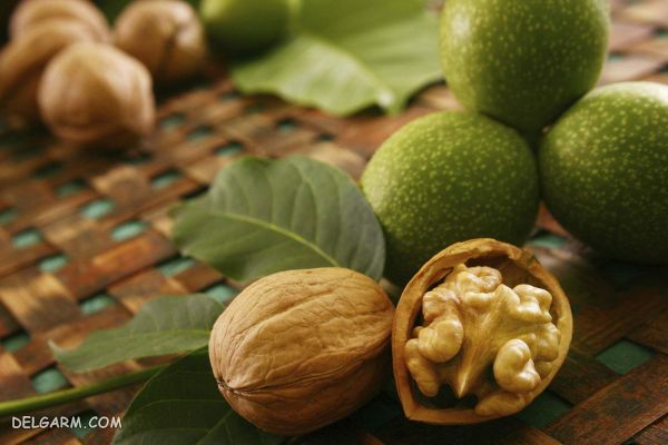 فواید پوست سبز گردو