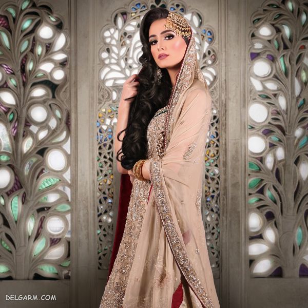 مدل آرایش عروس عربی