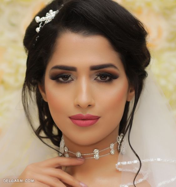 مدل آرایش عروس عربی