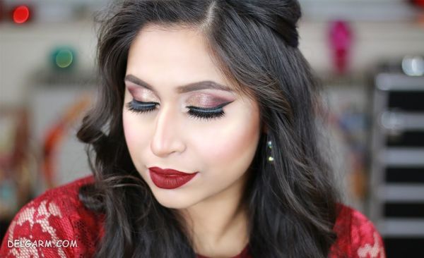 مدل آرایش عروس عربی