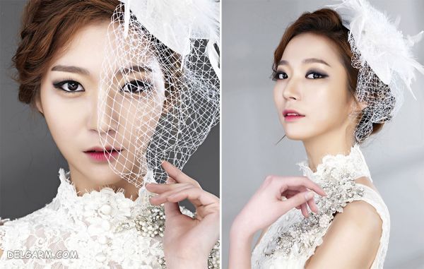 مدل آرایش عروس عربی