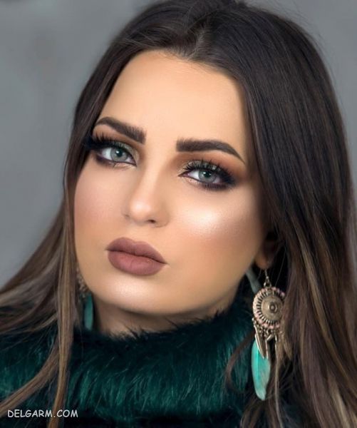 مدل آرایش عروس عربی