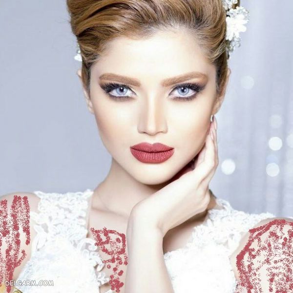 مدل آرایش عروس عربی