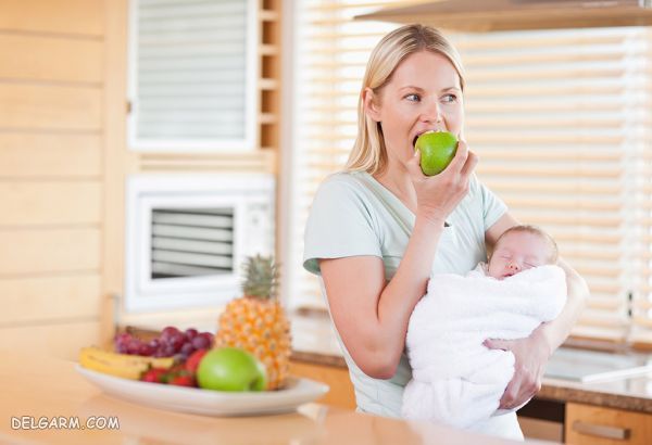 تغذیه بعد از سزارین