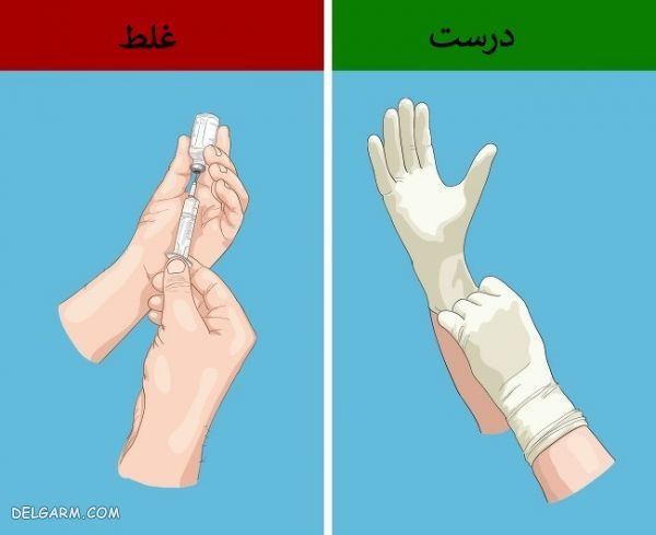 آموزش تصویری آمپول زدن به پشت