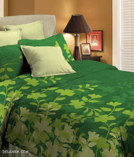 رو تختی های زیبا رنگ سبز