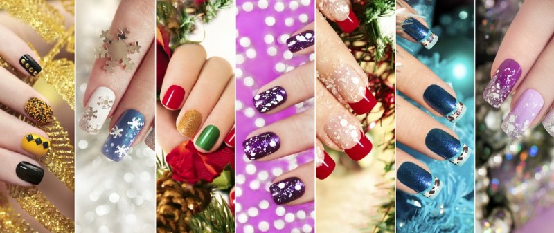 طراحی و دیزاین ناخن کریسمس برای سال نو میلادی ۲۰۱۹