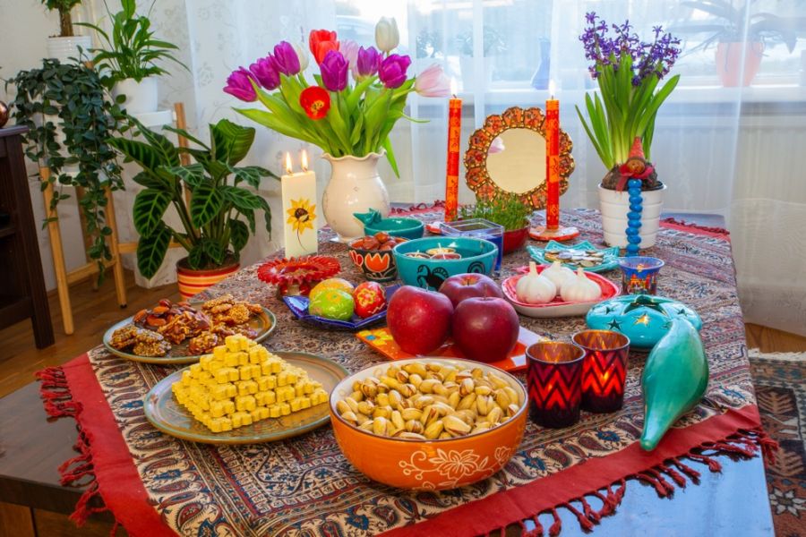 گالری تزیین و چیدمان سفره هفت سین (۹۸)