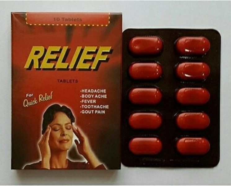 آشنایی با قرص مسکن ریلایف (relief)