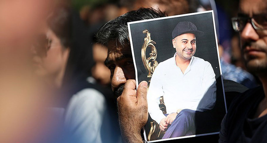 پیکر بهنام صفوی تشییع شد + تصاویر