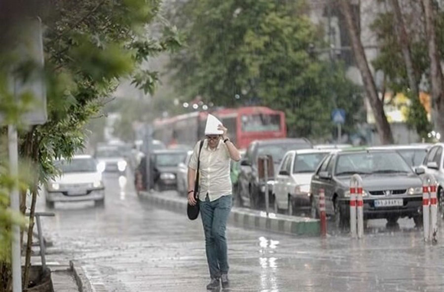 پیش بینی ۵ روز بارانی برای اکثر مناطق کشور