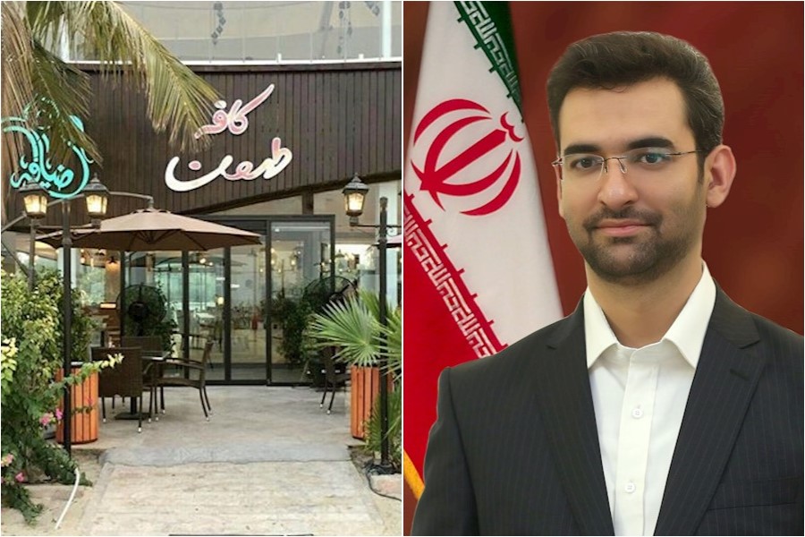 جشن هفدمین سالگرد ازدواج وزیر ارتباطات در کافه تهران